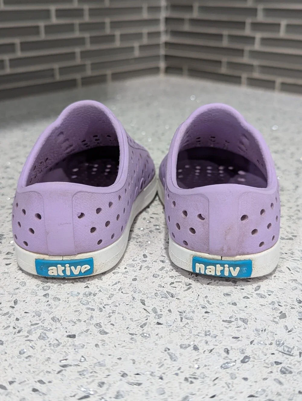 Native Shoes Purple Jefferson Water Sneaker Sandal Spring Summer Girls Kids Sz 6